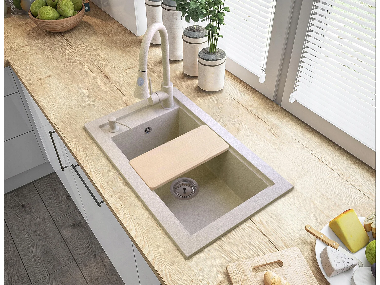 Robinet de cuisine avec bec extractible 85111830