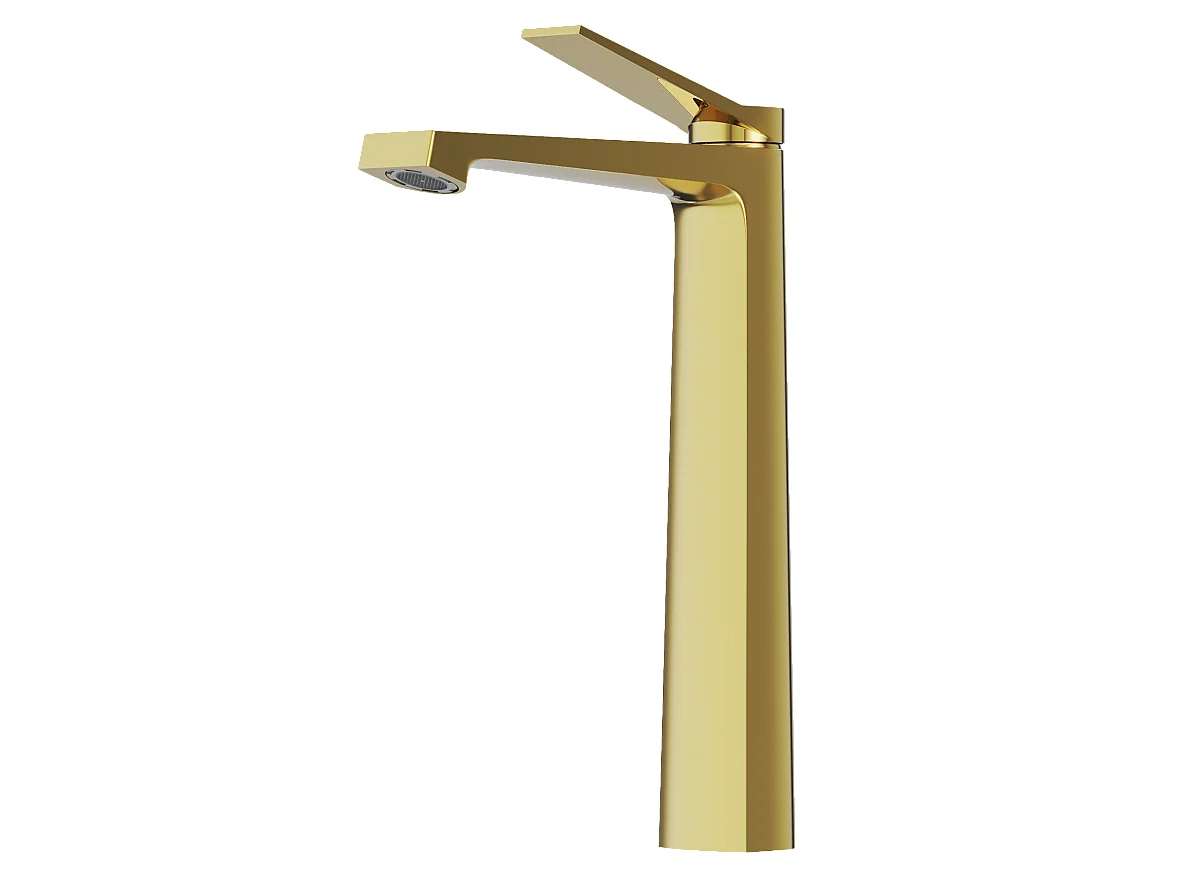 MITIGEUR DE LAVABO OR HAUTE SALLE DE BAIN LAITON MODERNE ROBINET SELVA