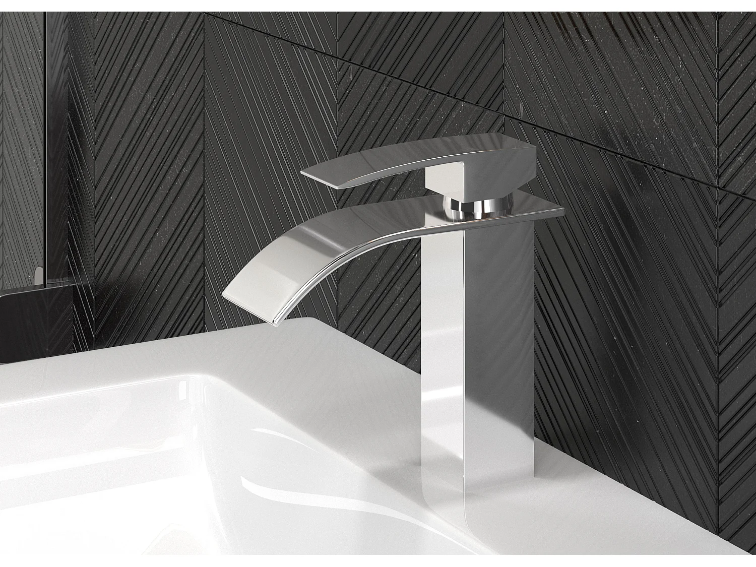 BATTERIE KRAN pour le lavabo de la salle de bain ELVA