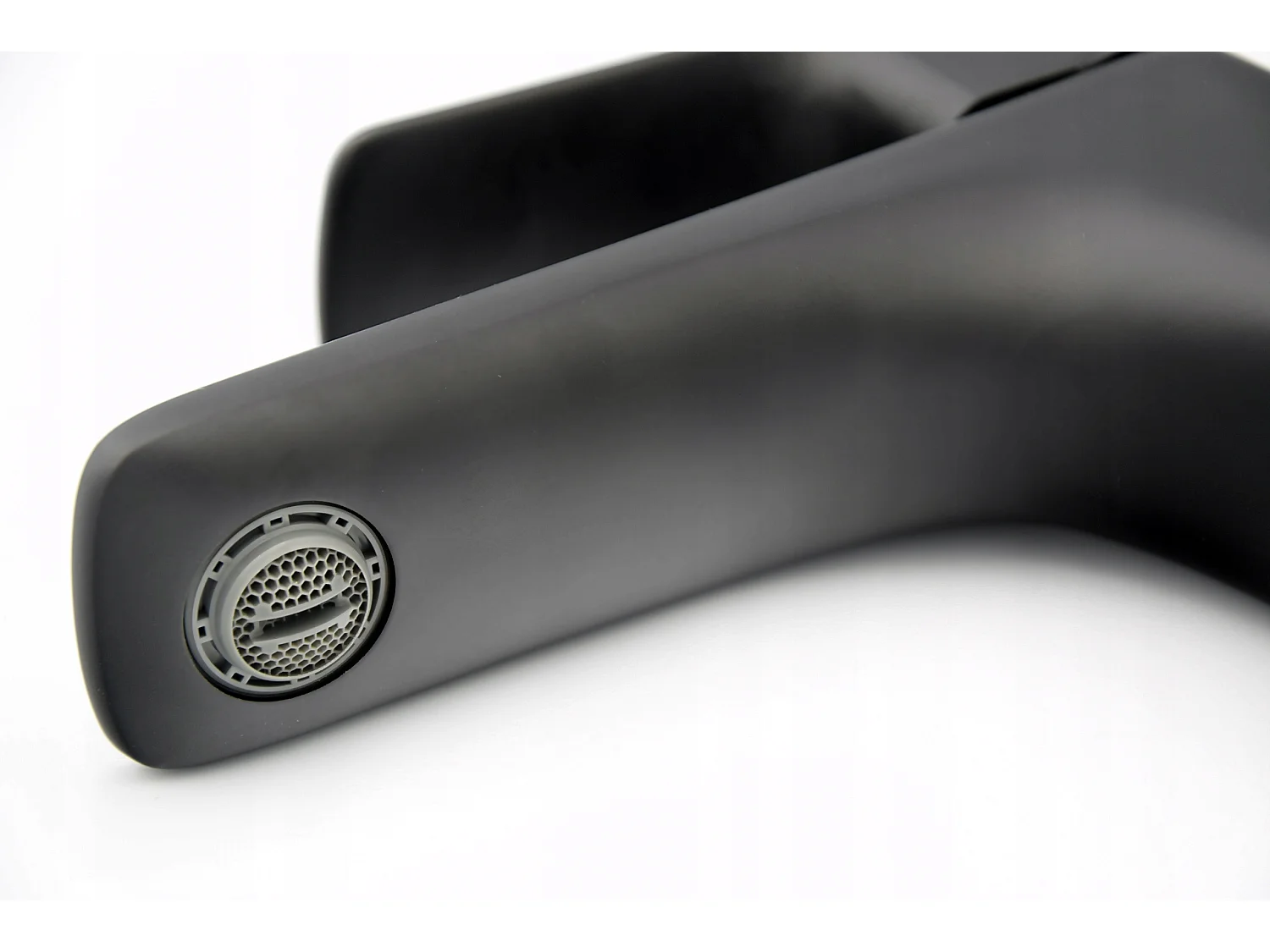 CUBIC BLACK SQUARE WASHBASIN MIXER CARO