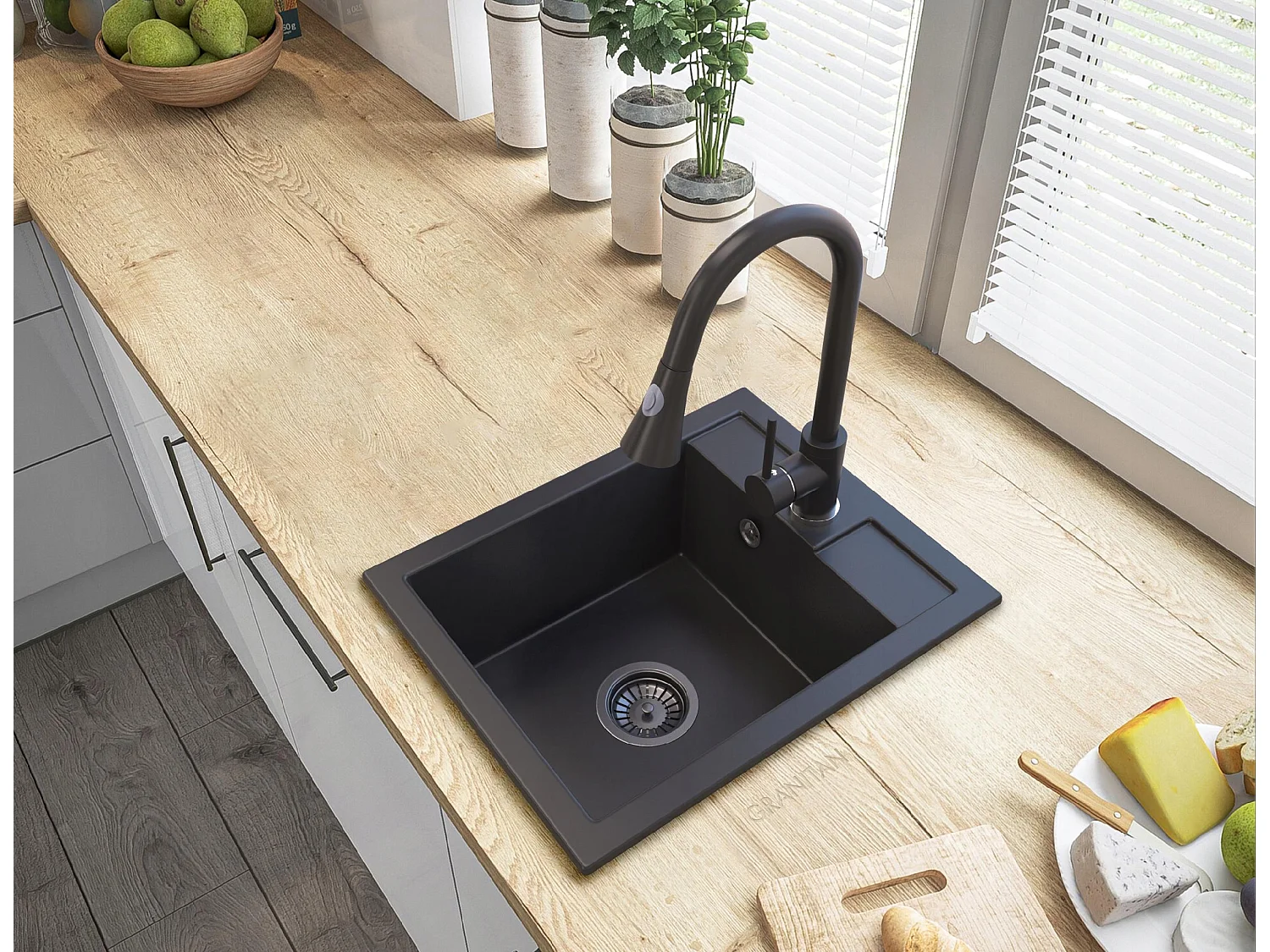 SERPENT NOIR MIXEUR DE CUISINE + SIPHON NOIR