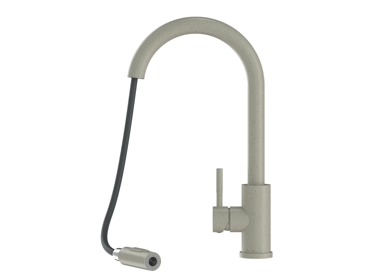 ROBINET DE CUISINE À BEC EXTRACTIBLE EN ACIER BEIGE ROBINET DE CUISINE LOSETO