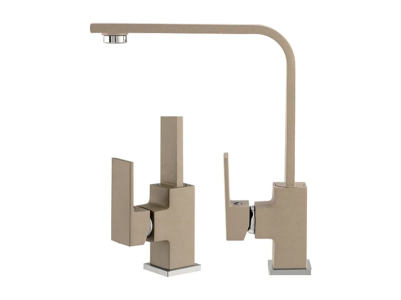 Melangeur de cuisine carre beige robinet perro 85111916