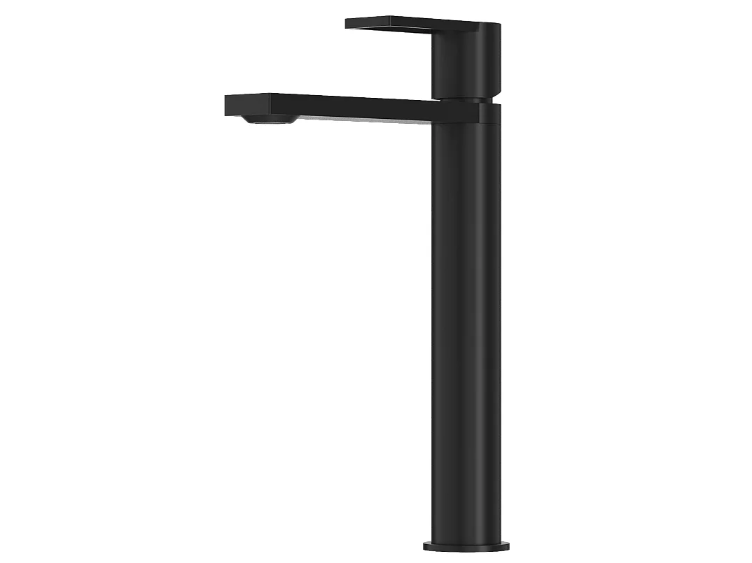 MITIGEUR DE LAVABO NOIR HAUTE SALLE DE BAIN LAITON ROBINET SUR PIED ARMA