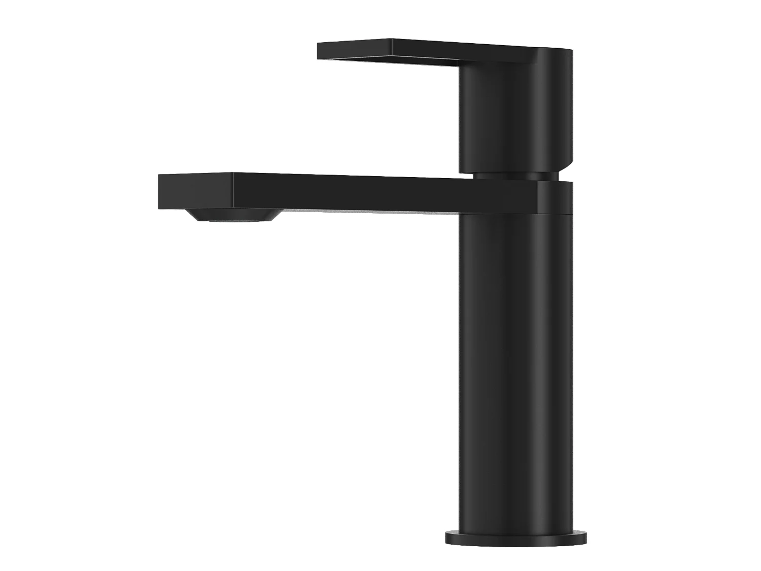 MITIGEUR DE LAVABO NOIR MODERNE SALLE DE BAIN BAS ROBINET EN LAITON ARMA