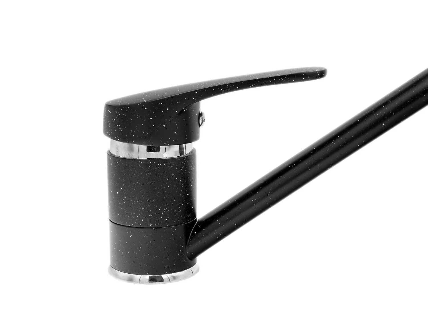 ROBINET DE CUISINE DROIT POUR ÉVIER GRANIT NOIR ROX