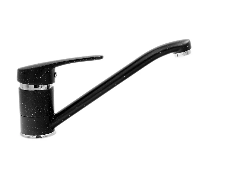 ROBINET DE CUISINE DROIT POUR ÉVIER GRANIT NOIR ROX