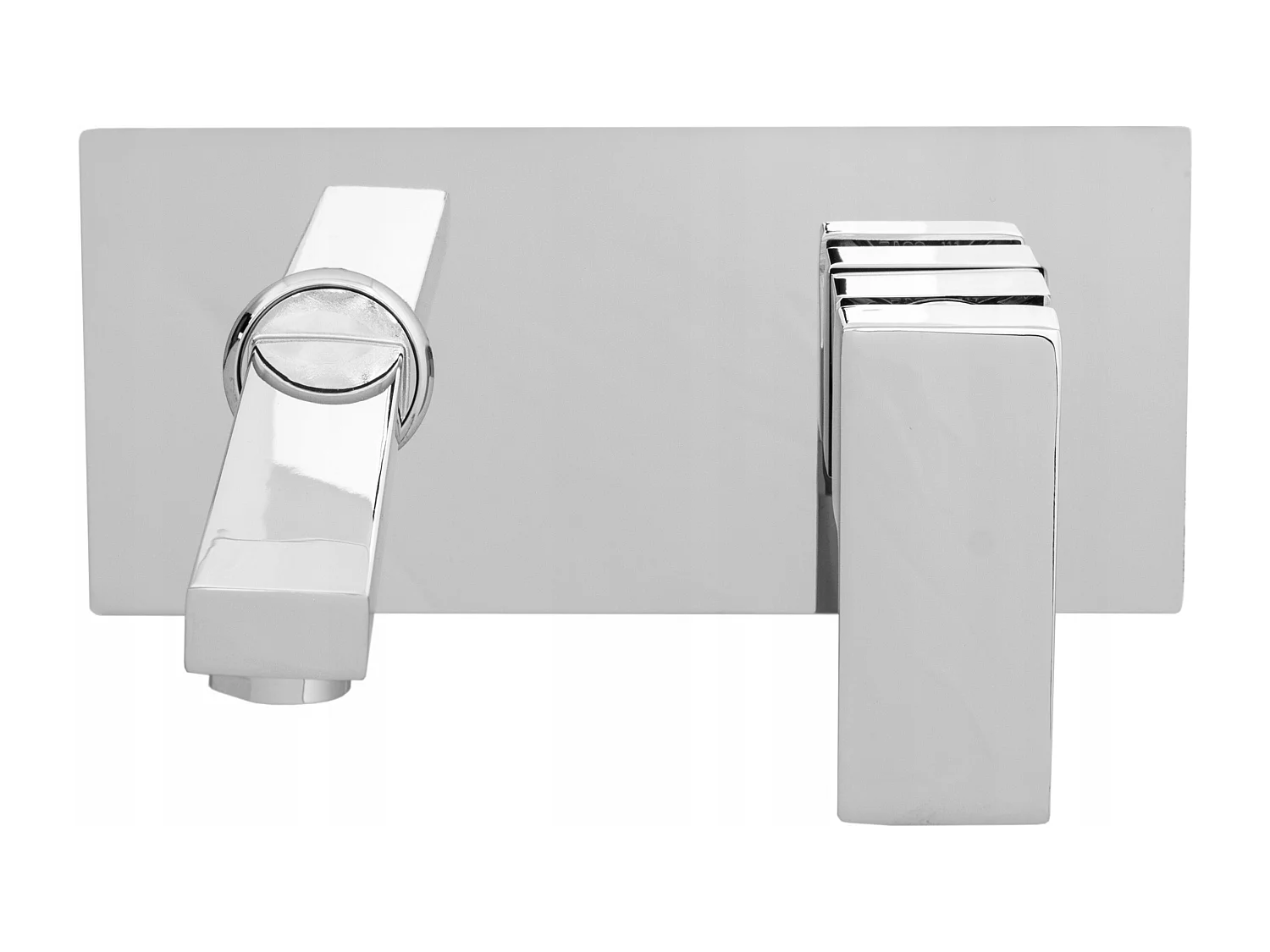 CUBE CHROME MITIGEUR DE LAVABO POUR MONTAGE ENCASTRÉ SQUARE