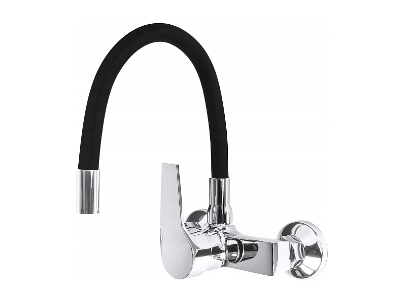 FLEX BLACK KITCHEN WALL-MOUNTED BASIN MIXER