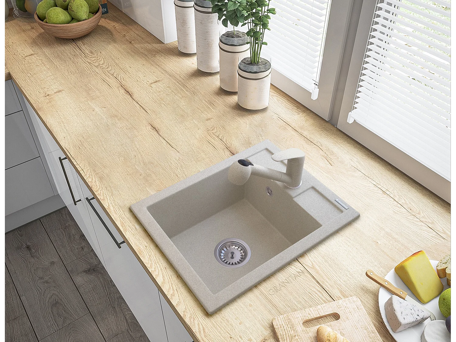 Robinet de cuisine avec bec extractible 85111917