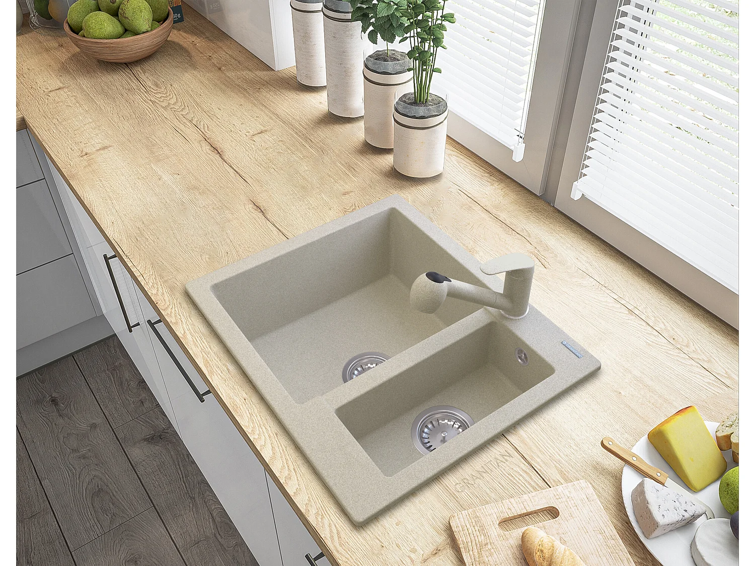 Robinet de cuisine avec bec extractible 85111917