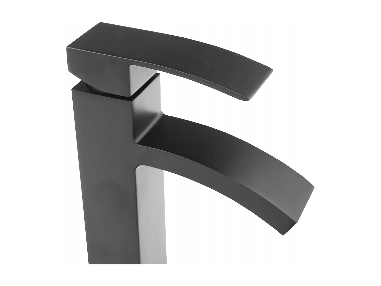 CASCADE BLACK BASIN MIXER WATERFALL TAP