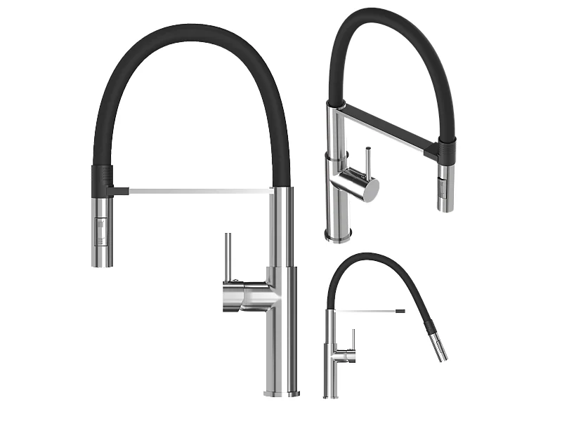 ROBINET DE CUISINE BEC FLEXIBLE CHROME ROBINET DE CUISINE BEC FLEXIBLE SORIA