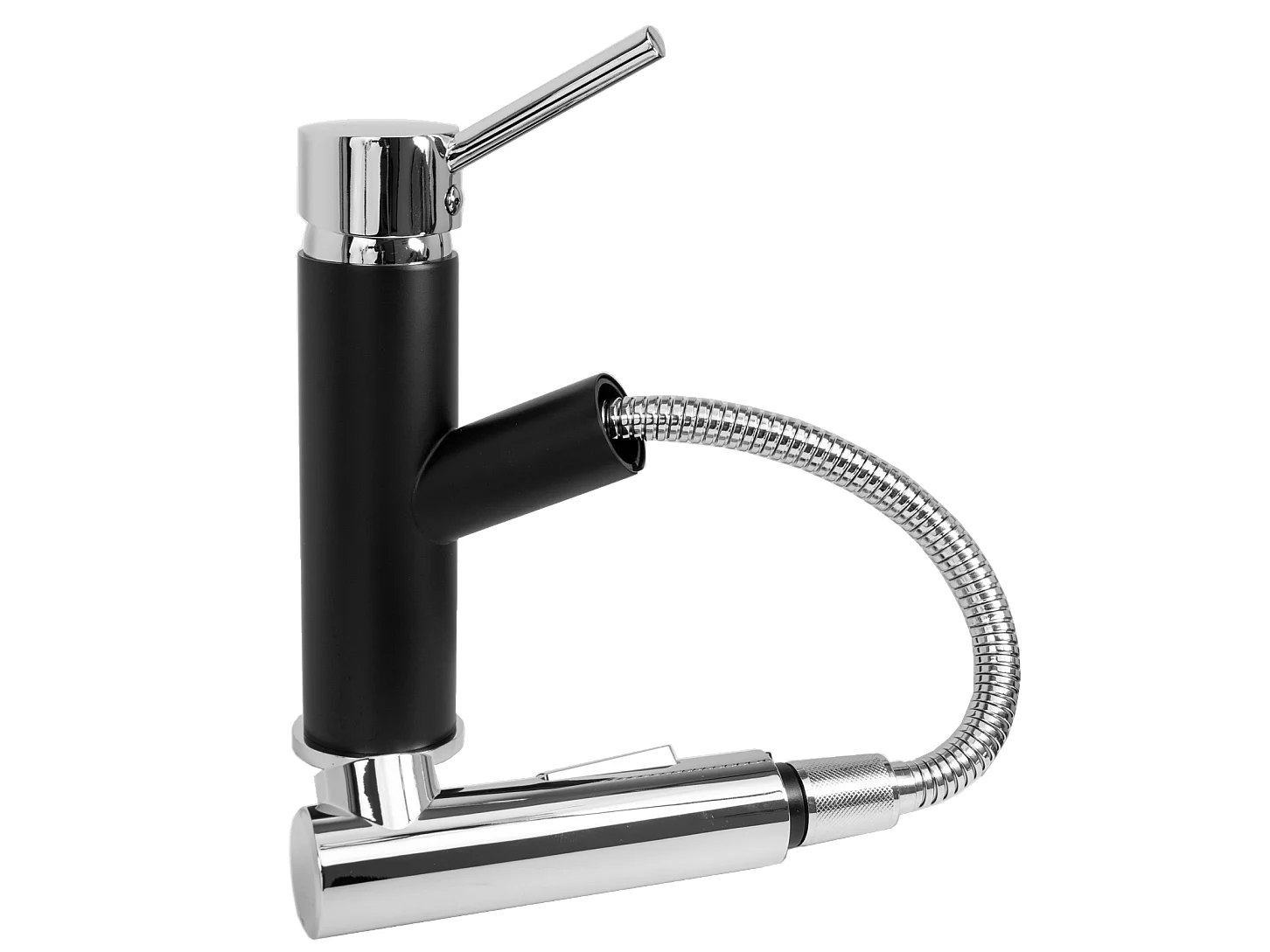 ROBINET DE CUISINE NOIR EXTRACTIBLE POUR ÉVIER CADO ROBINET DE CUISINE