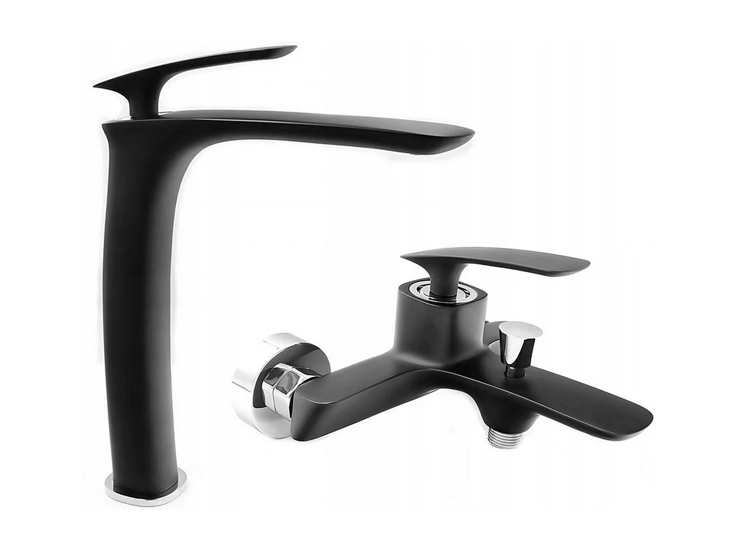 TONY NOIR MITIGEUR DE LAVABO + MITIGEUR DE BAIN