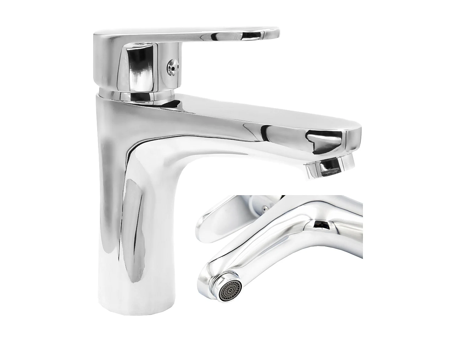 ROBINET DE LAVABO POUR LA SALLE DE BAIN CHROME COBI