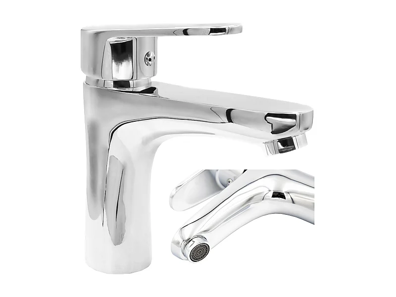 ROBINET DE LAVABO POUR LA SALLE DE BAIN CHROME COBI