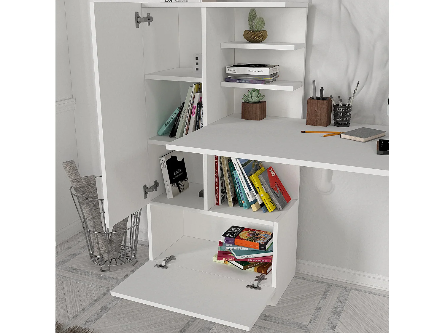 Schreibtisch Domingos Weiß