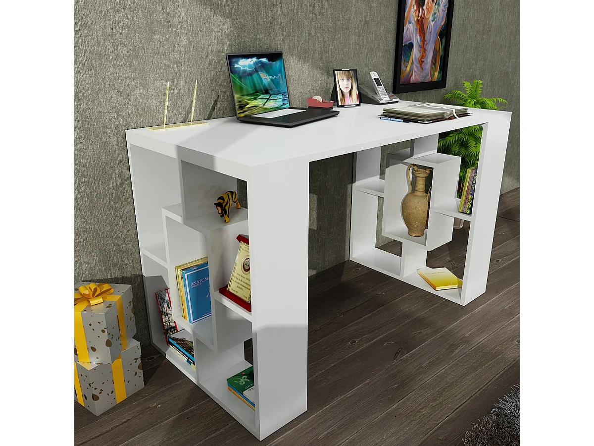 Schreibtisch Valancia Weiß
