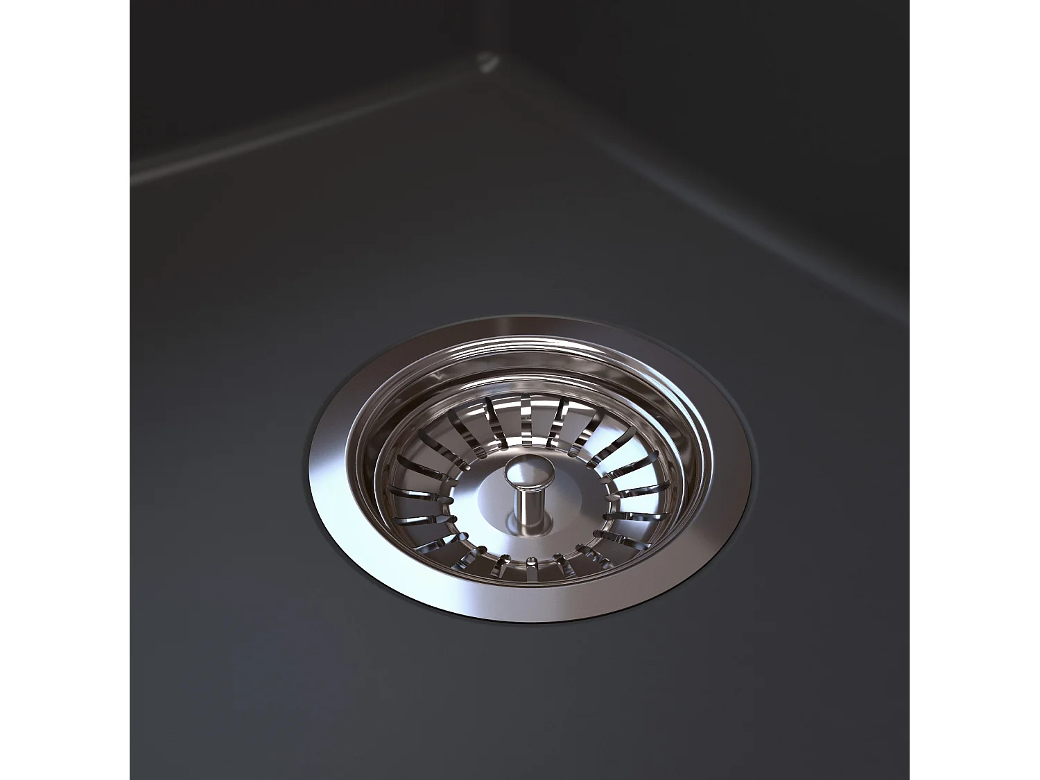 ENSEMBLE DE SIPHONS POUR ÉVIER EN GRANIT NOIR