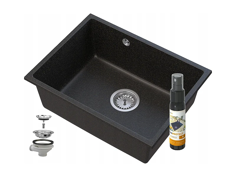 MANADO GOLD ÉVIER SOUS PLAN CHROMÉ 60