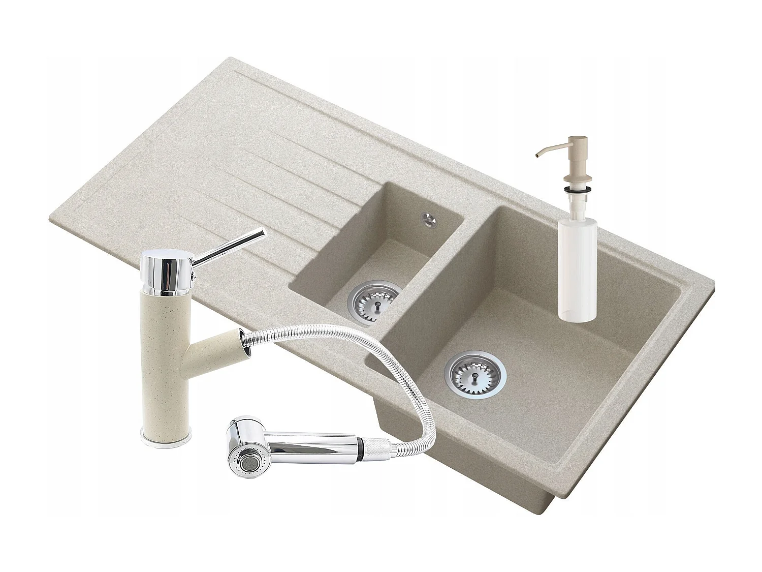 ZLew granit évier mitigeur distributeur KIT