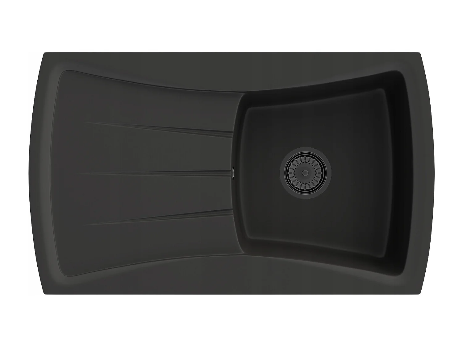 ÉVIER EN GRANIT NOIR GRANITAN GRAND BOL