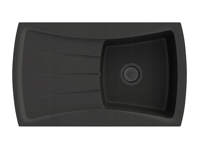ÉVIER EN GRANIT NOIR GRANITAN GRAND BOL