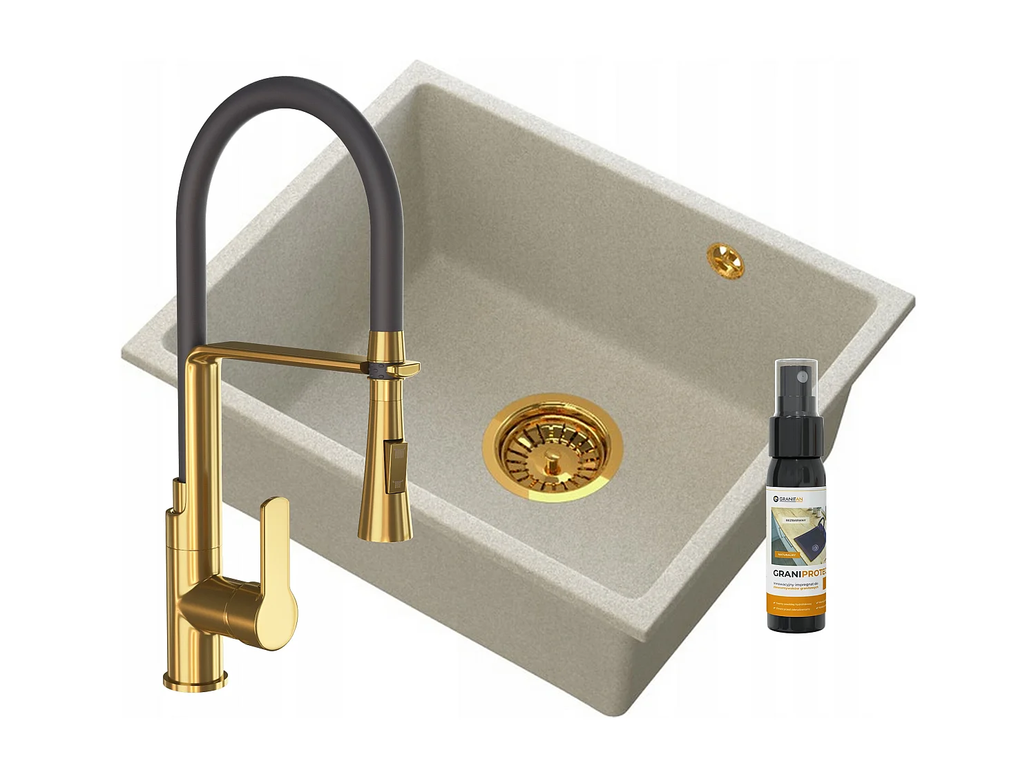 MANADO BEIGE ÉVIER SOUS PLAN GOLD +WATERFALL VEGAS