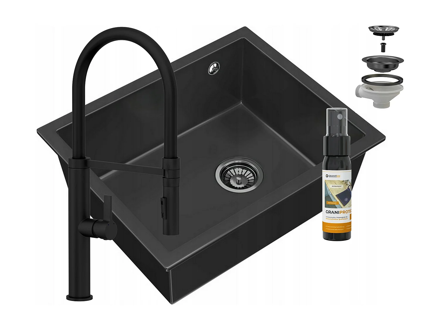 SALIX ÉVIER SOUS PLAN EN GRANIT