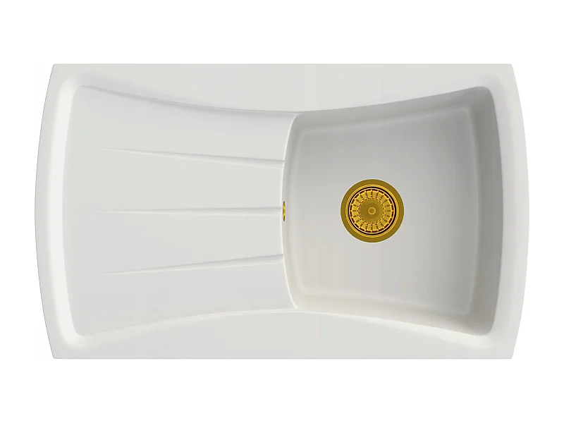 ÉVIER EN GRANIT DORÉ GRAND BOL EN GRANIT