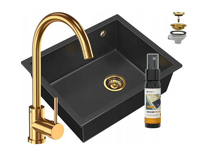 ÉVIER SOUS PLAN OR SALIX SOUS PLAN GRANITAN