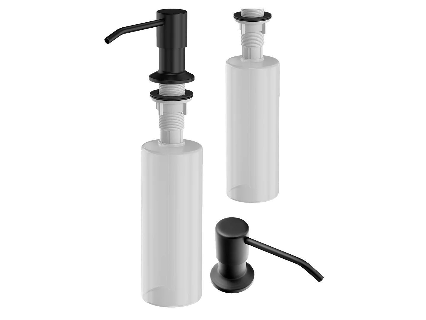 Evier en granit robinet noir distributeur lave linge ensemble de cuisine teor 84802633