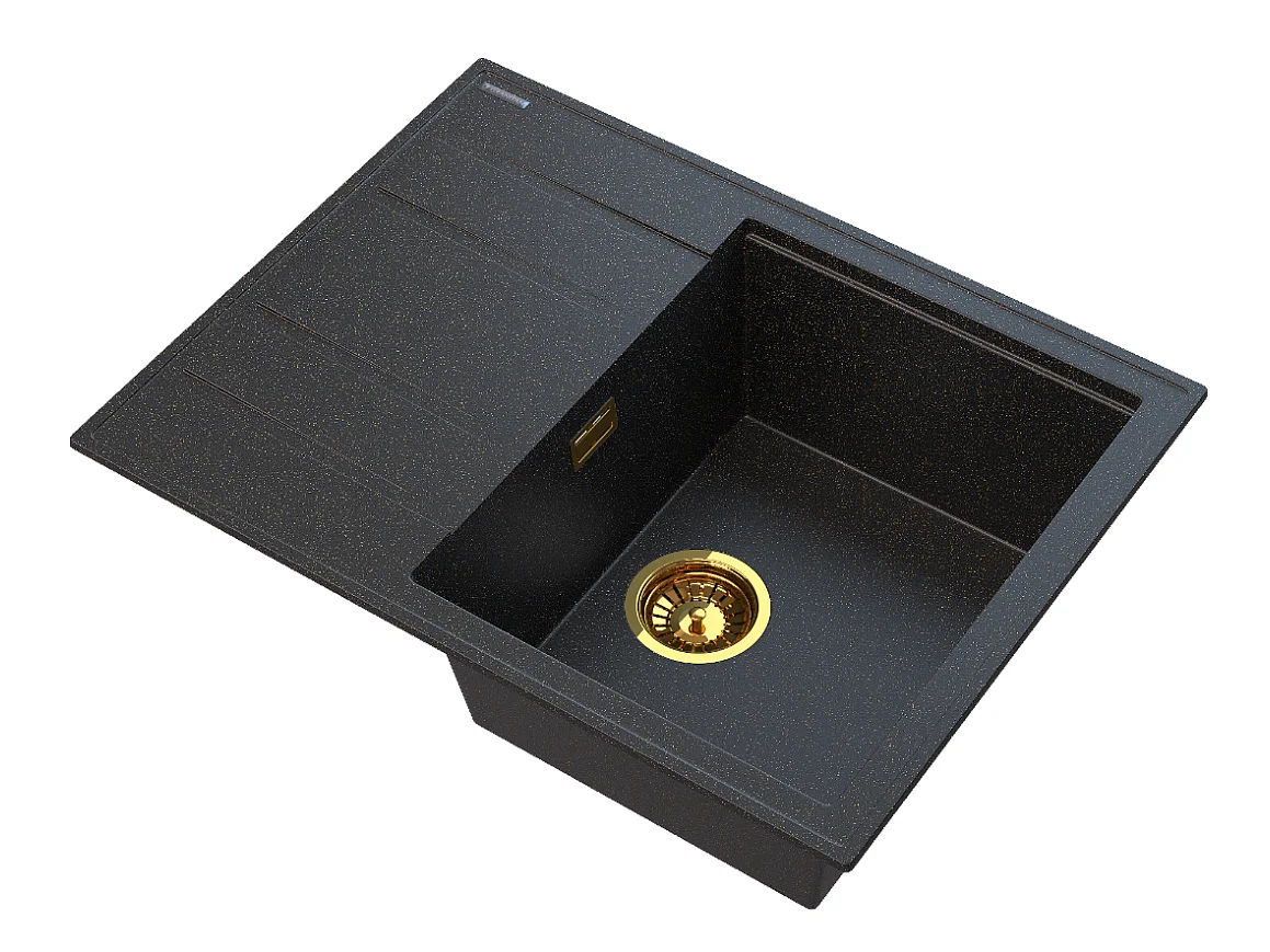 ÉVIER EN GRANIT SIPHON OR LUGO