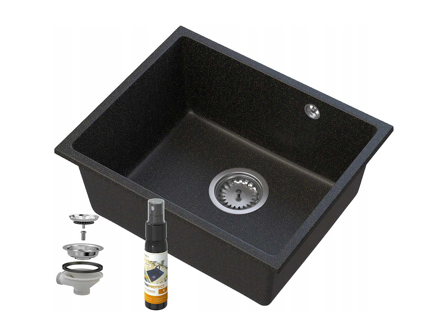 MANADO GOLD ÉVIER SOUS PLAN CHROMÉ 50