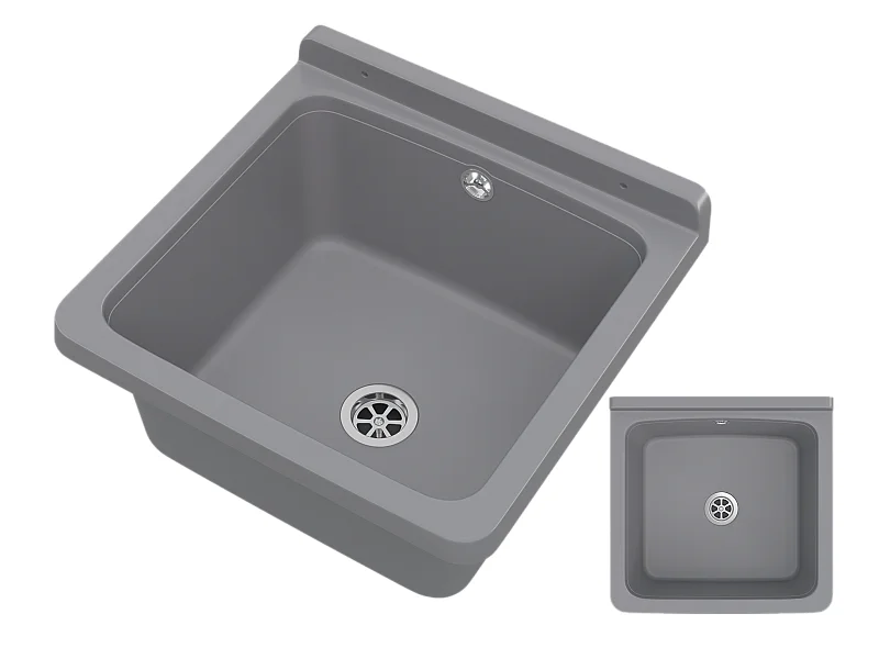 ÉVIER UTILITAIRE TECHNIQUE CHAMBRE GRISE GARAGE CHAUDIÈRE SALLE DE TRAVAIL ORTA