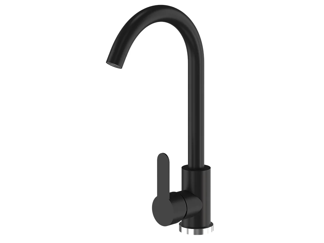 ÉVIER EN GRANIT NOIR MITIGEUR DE CUISINE SIPHON TEOR