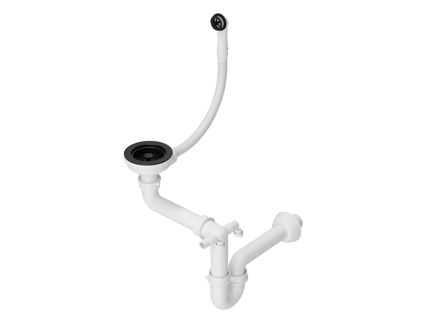 ÉVIER EN GRANIT NOIR MITIGEUR DE CUISINE SIPHON TEOR