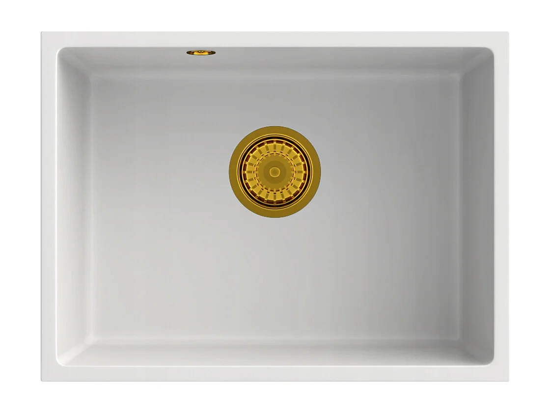 MANADO WHITE UNDERMOUNT GOLD SINK 60