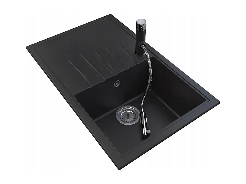 ÉVIER EN GRANIT GRAND BOL ENSEMBLE DE CUISINE