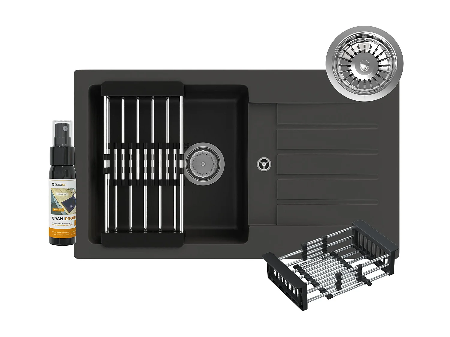 ÉVIER EN GRANIT TRIX ONE-BOWL