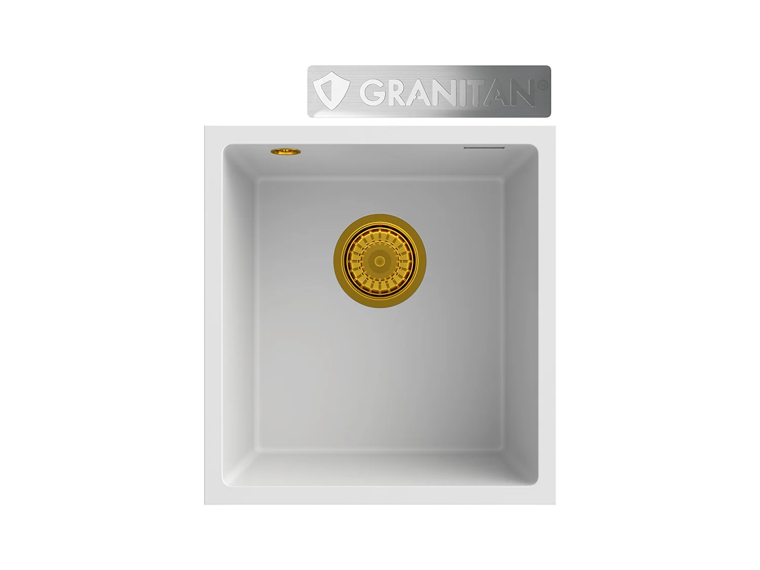 ÉVIER SOUS PLAN EN GRANIT SIPHON GOLD MINI 45