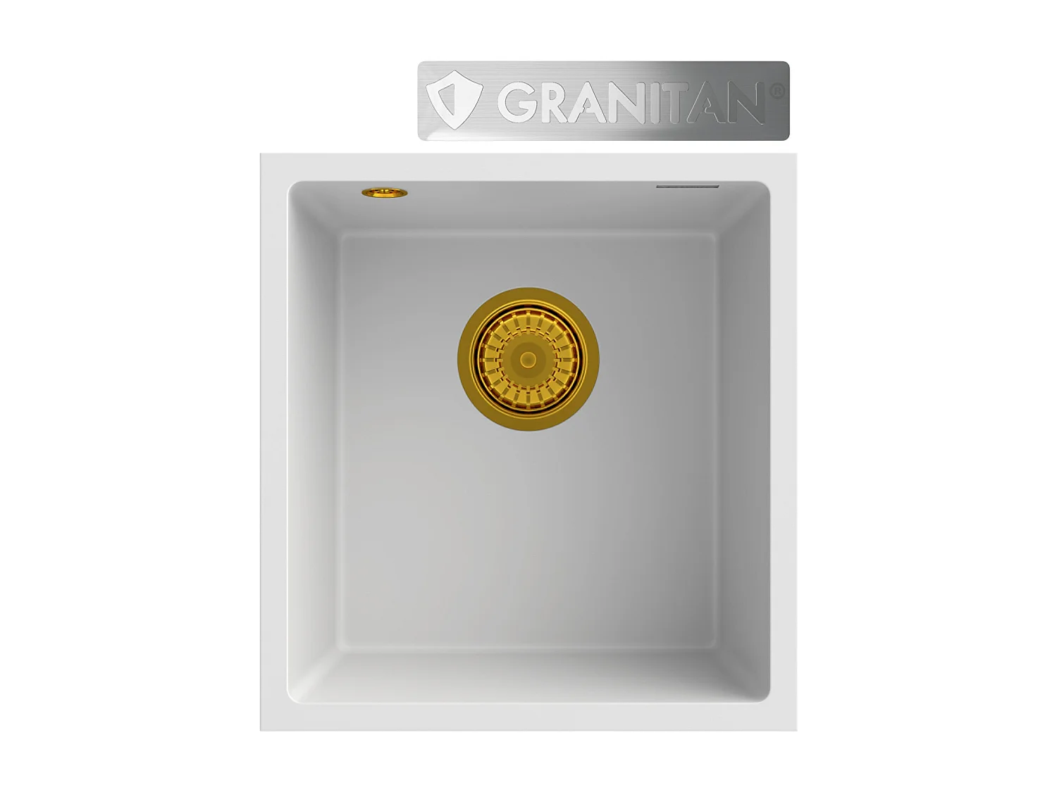 ÉVIER SOUS PLAN EN GRANIT SIPHON GOLD MINI 45