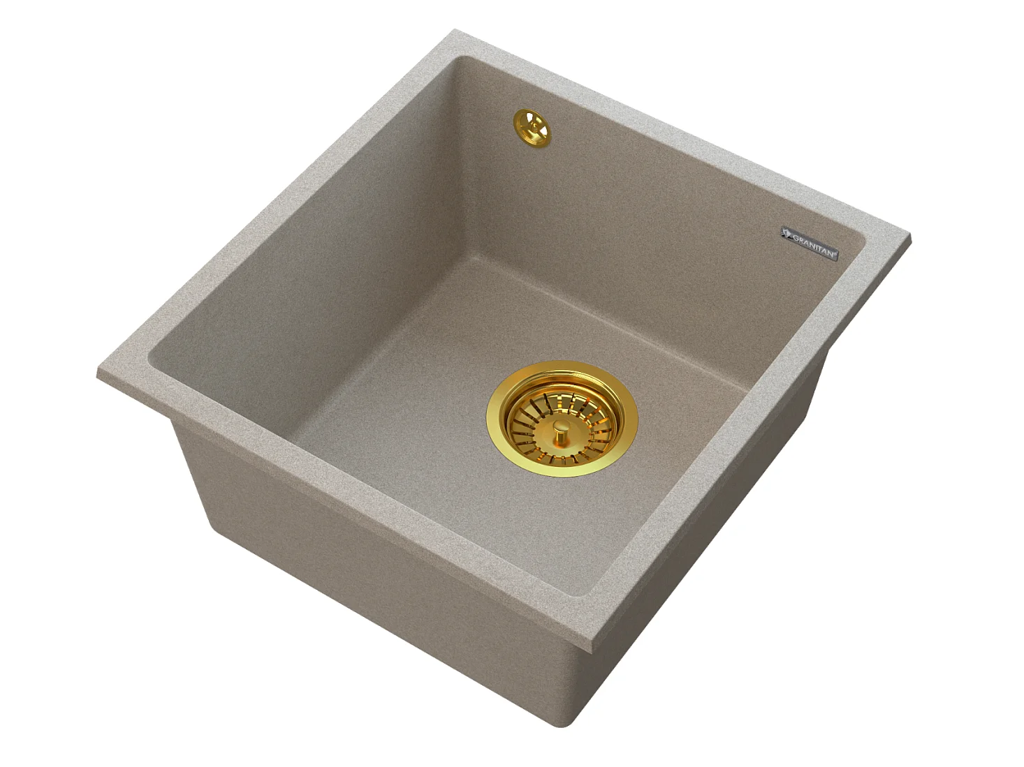 ÉVIER SOUS PLAN EN GRANIT SIPHON GOLD MINI 45