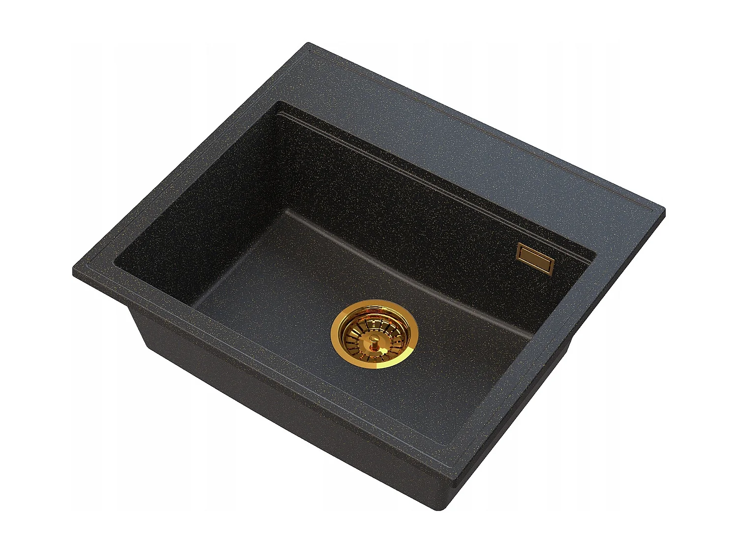 FOXAL GOLDEN LINE ÉVIER GRANIT + MITIGEUR OR