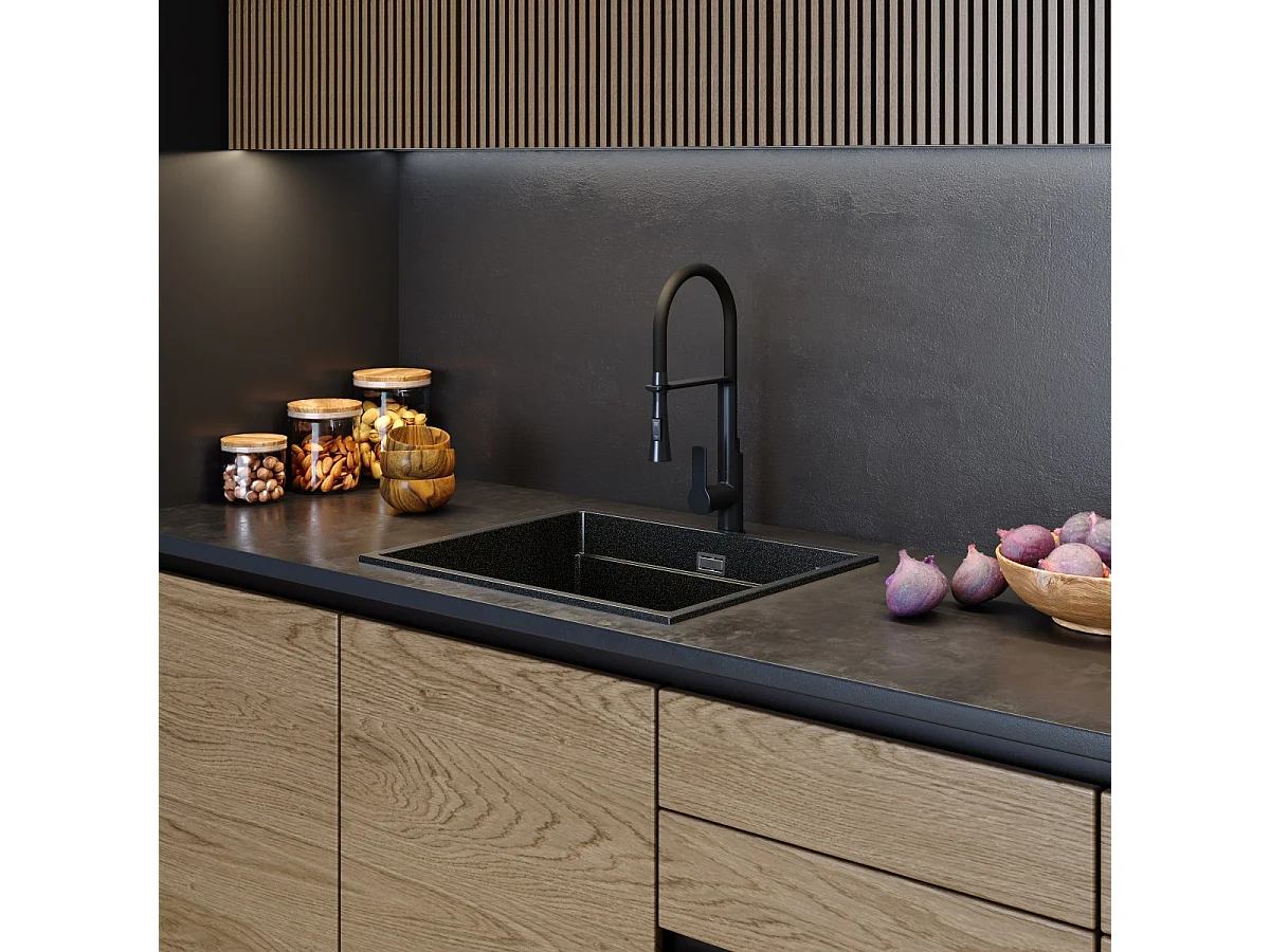 GRANIT ÉVIER SOUS PLAN GOLD SIPHON EPIR 60