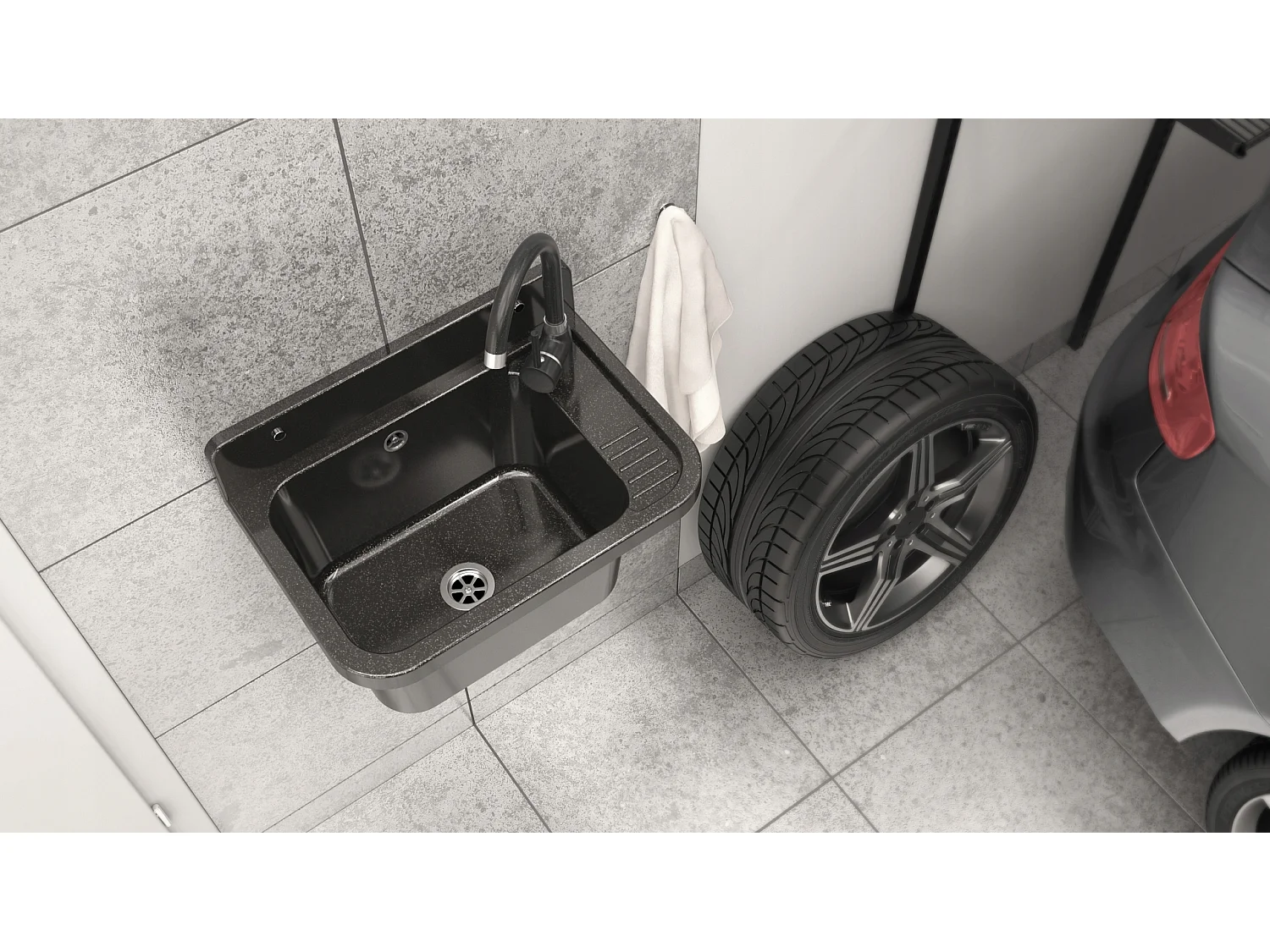 Évier de ferme Évier de travail Buanderie Garage Chaufferie