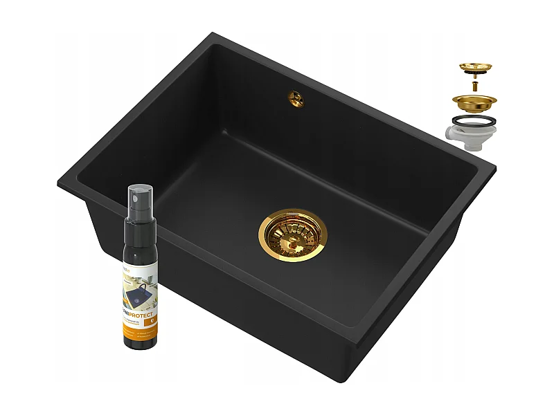 MANADO BLACK UNDERMOUNT GOLD SINK 60