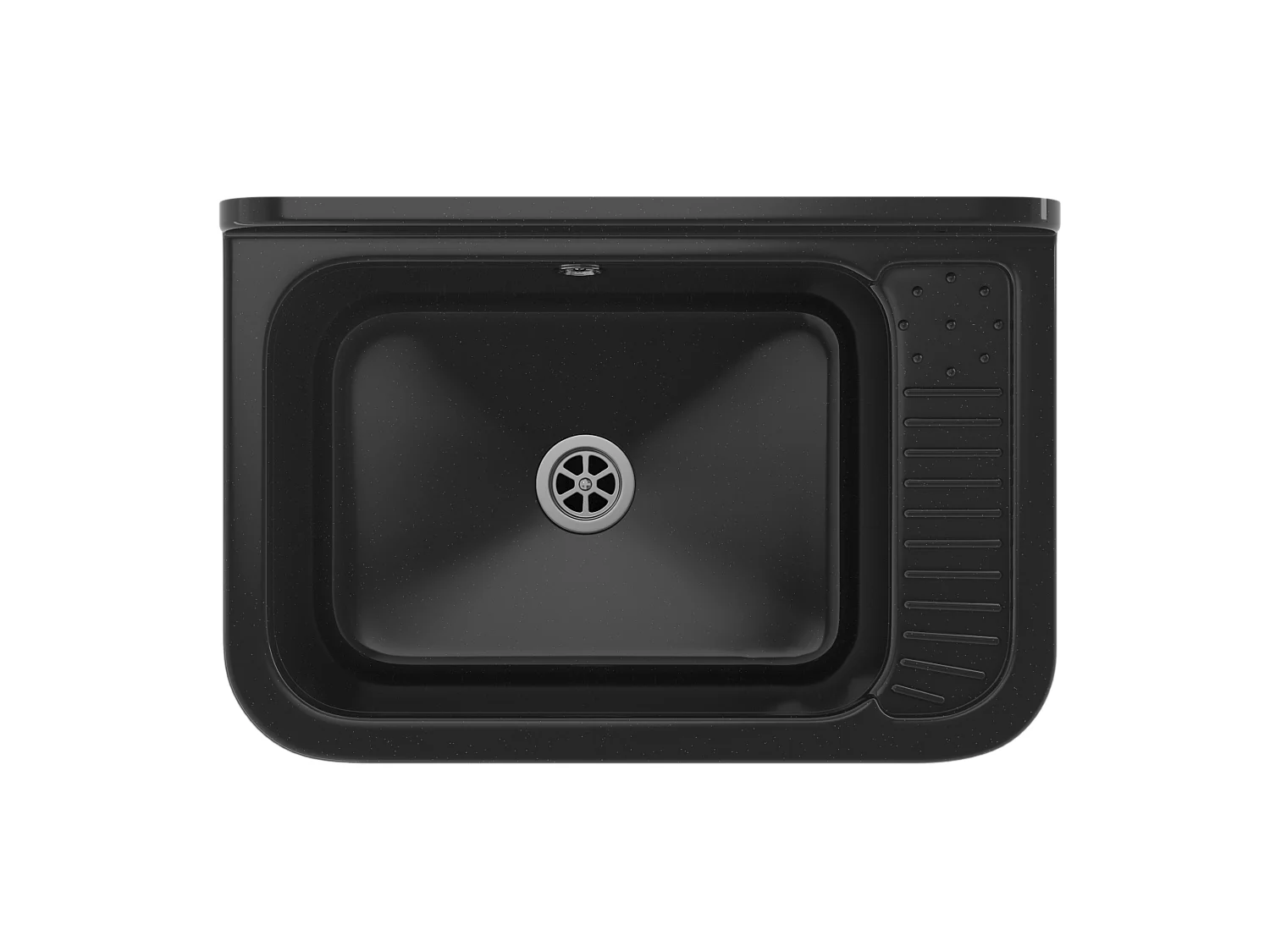 SINKWASHER évier noir compartiment technique POLO BATTERY SIPHONE