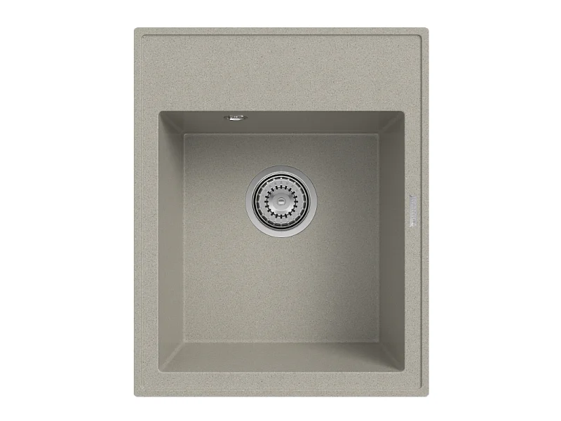 ÉVIER DE CUISINE EN GRANIT MONOCUVE BRUN MITIGEUR SIPHON NERO